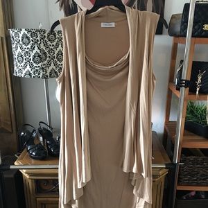 Calvin Klein dress with built in wrap.